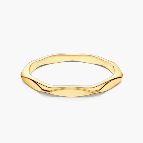 Obrączka partnerska Sign of Love®: złota, płaska, 1,9mm
